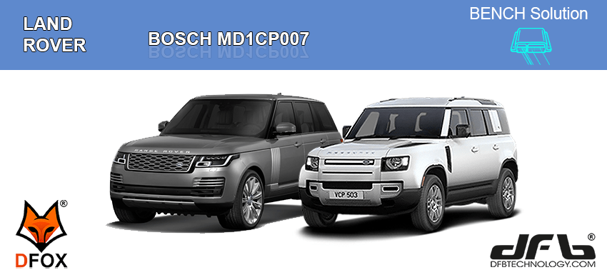 BENCH MODE per Bosch MD1CP007 Land Rover